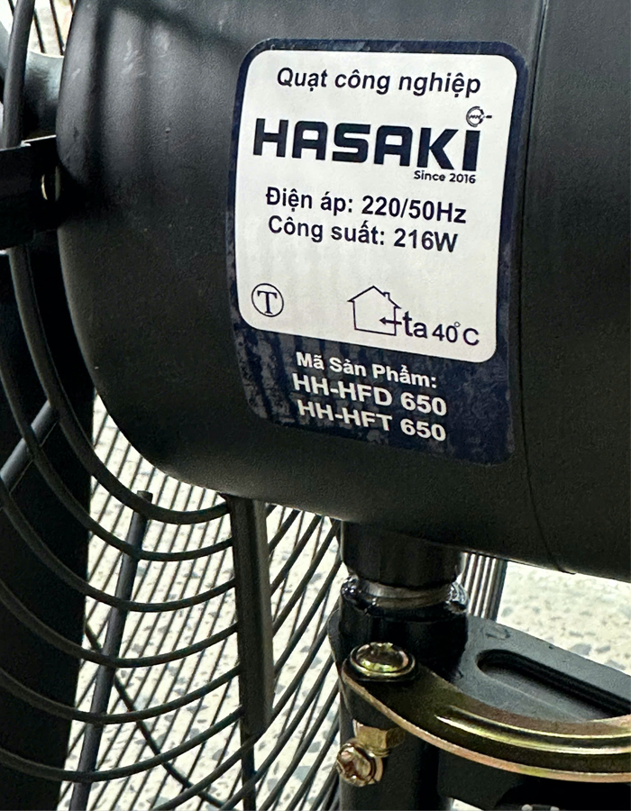 Quạt treo công nghiệp Hasaki HH-HFT650