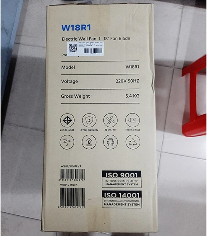 Quạt treo tường Hatari W18R1