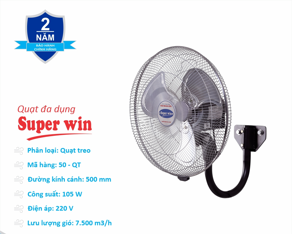 Quạt treo tường Super Win 50-QT