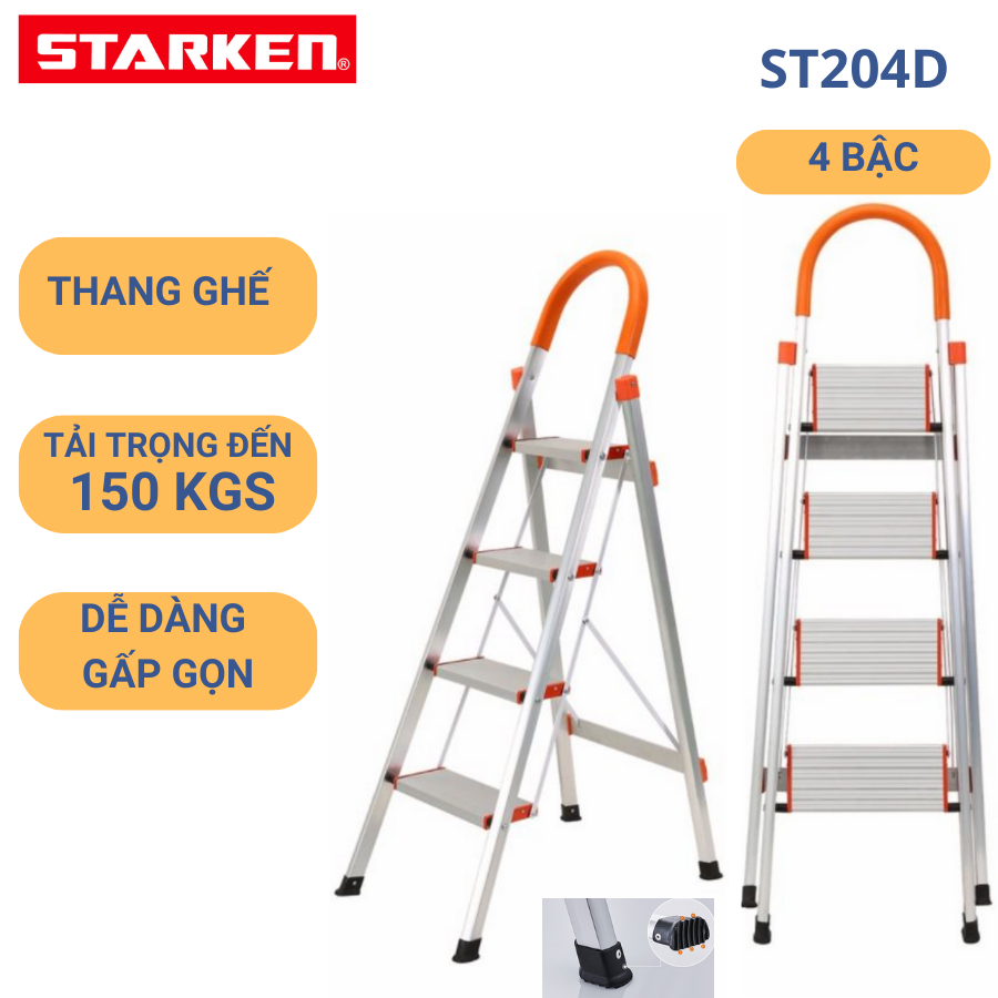 Thang Ghế Nhôm Starken ST204D