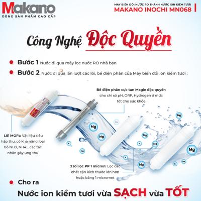 Máy biến đổi nước RO thành nước ion kiềm tươi Makano MN068