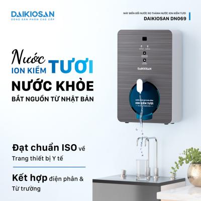Máy biến đổi nước RO thành nước Ion kiềm tươi từ trường Daikiosan DN069