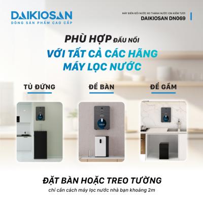 Máy biến đổi nước RO thành nước Ion kiềm tươi từ trường Daikiosan DN069