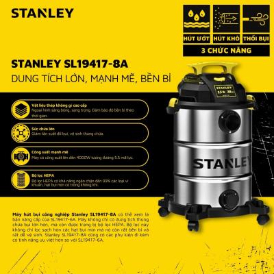 Máy hút bụi 3 chức năng Khô/Ướt/Thổi 30L Stanley SL19417-8A