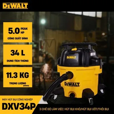 Máy hút bụi 3 chức năng khô và ướt DeWalt DXV34P