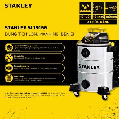 Máy Hút Bụi Công Nghiệp Khô Và Ướt Stanley SL19156