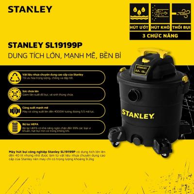 Máy Hút Bụi Công Nghiệp Khô Và Ướt Stanley SL19199P