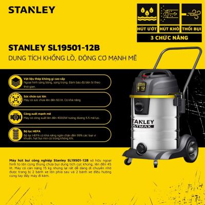 Máy Hút Bụi Khô Và Ướt Stanley SL19501-12B