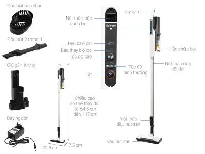 Máy hút bụi không dây Hitachi PV-XL2K