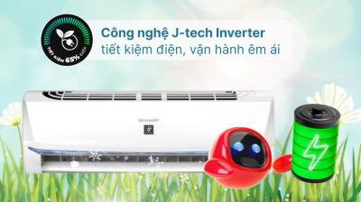 Máy lạnh Sharp Inverter 1.5 HP AH-XP13BSW