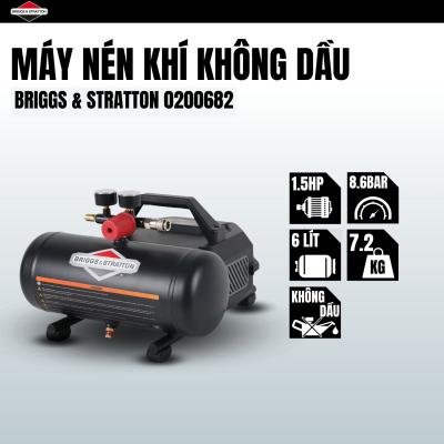 Máy nén khí không dầu 6L BRIGGS & STRATTON 0200682