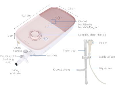 Máy nước nóng trực tiếp Electrolux EWE451LB-DPX2