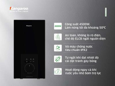 Máy nước nóng trực tiếp Kangaroo KGWD45P2 (có bơm)