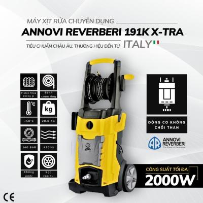 Máy xịt rửa áp lực cao 2000W Annovi Reverberi 191K X-TRA