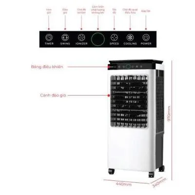 Quạt điều hòa không khí Rapido 6000D
