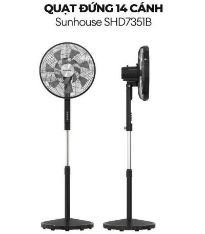 Quạt đứng 14 cánh Sunhouse SHD7351B