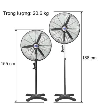 Quạt đứng công nghiệp Super Win SPW750-TP