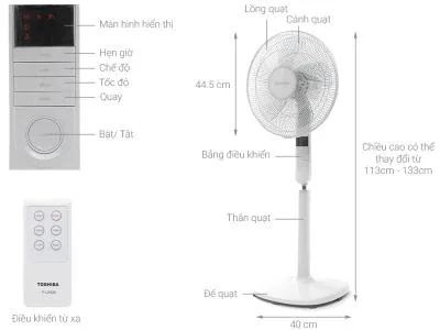 Quạt đứng Toshiba F-LSA20(H/W)VN