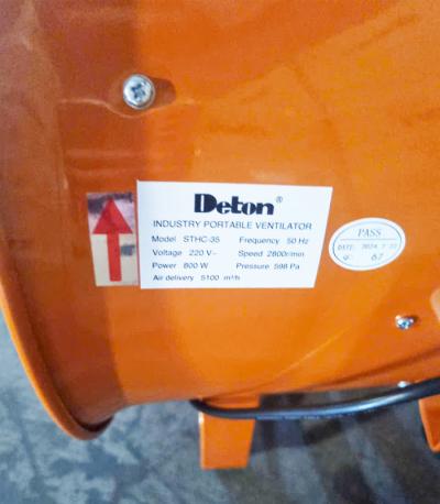 Quạt hút xách tay Deton STHC-35