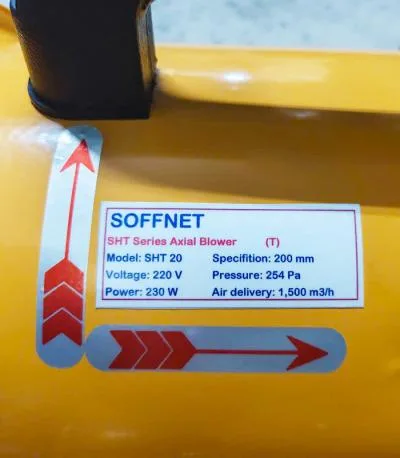 Quạt hút xách tay Soffnet SHT-20