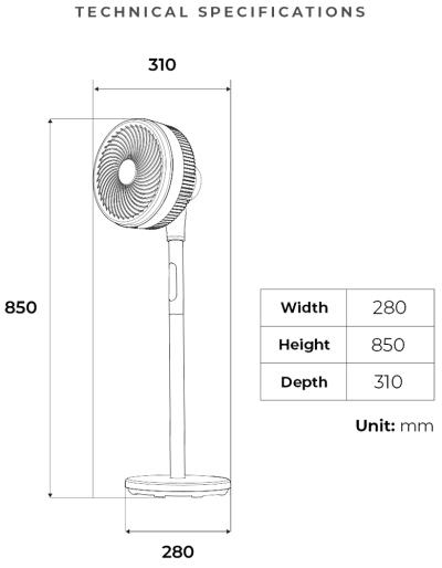Quạt lửng KDK HL19V
