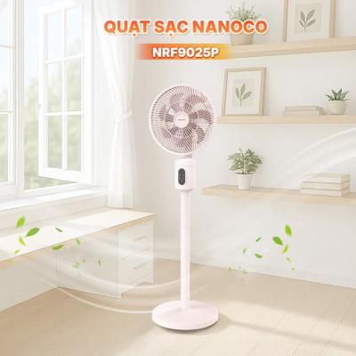 Quạt sạc Nanoco cảm ứng remote NRF9025