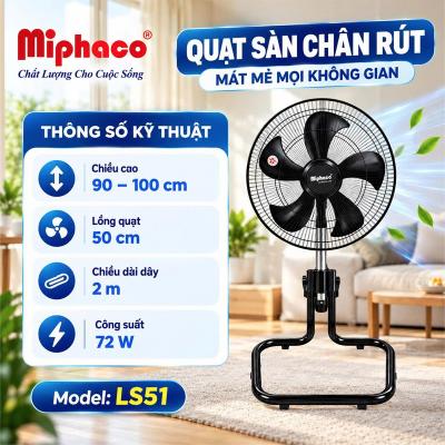 Quạt sàn công nghiệp Miphaco LS51