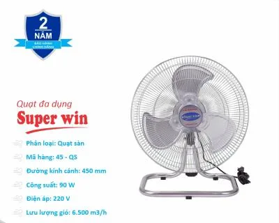 Quạt sàn công nghiệp Super Win 45-QS
