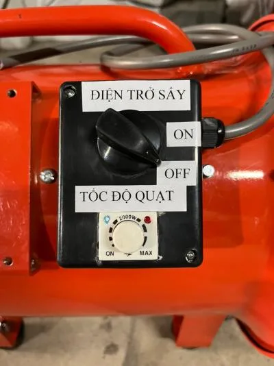 Quạt sấy gió nóng công nghiệp QS12K 12KW
