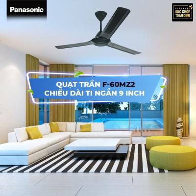 Quạt trần 3 cánh Panasonic F-60MZ2 (màu đen)