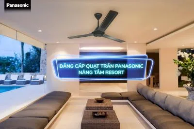 Quạt trần 3 cánh Panasonic F-60MZ2 (màu đen)