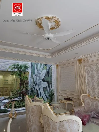 Quạt trần KDK Z60WS (có điều khiển)