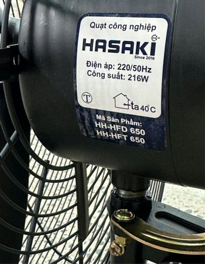 Quạt treo công nghiệp Hasaki HH-HFT650