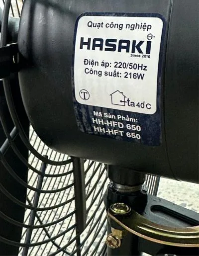 Quạt treo công nghiệp Hasaki HH-HFT650