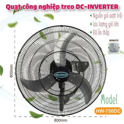 Quạt treo công nghiêp Inverter Ha.winco HW-750DC