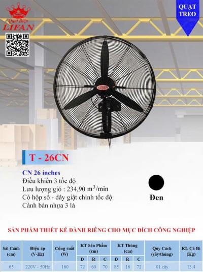 Quạt Treo Công Nghiệp Lifan T-26CN