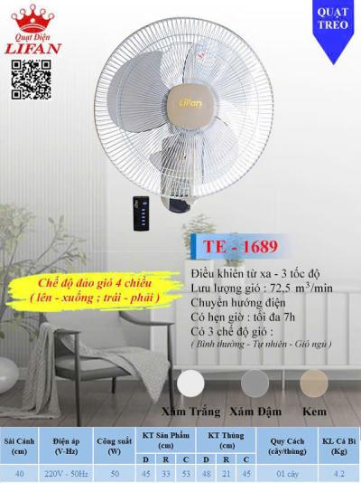 Quạt treo Lifan TE-1689 (có điều khiển)