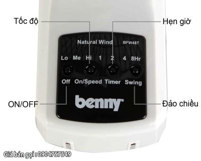 Quạt treo tường Benny BFW48T có điều khiển