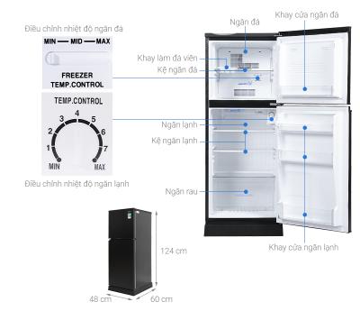 Tủ lạnh Aqua 130 lít AQR-T150FA