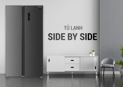 Tủ lạnh Sharp Inverter 600 lít SJ-SBXP600V-DS