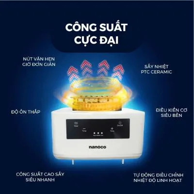Tủ sấy quần áo Nanoco NCD2024RC