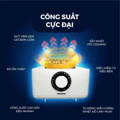 Tủ sấy quần áo Nanoco NCD2207