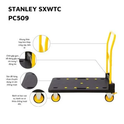 Xe đẩy hàng 4 bánh Stanley PC509