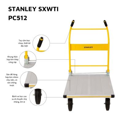 Xe đẩy hàng 4 bánh Stanley PC512