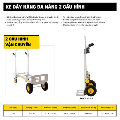 Xe đẩy hàng Stanley MT515