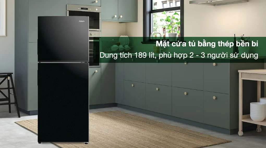 Tủ lạnh Aqua 189 lít AQR-T220FA(FB)