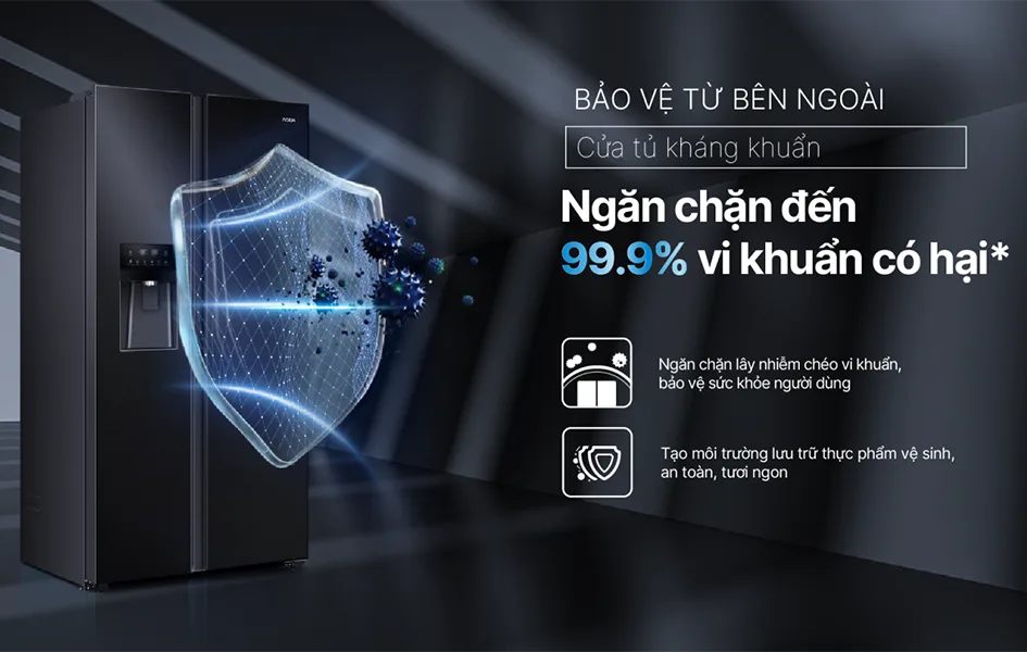 Tủ lạnh Aqua 515 lít AQR-SA541XA(BL)​