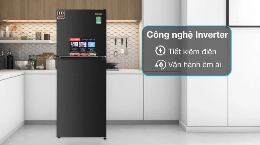 Tủ lạnh Sharp Inverter 181 lít SJ-X198V-DG
