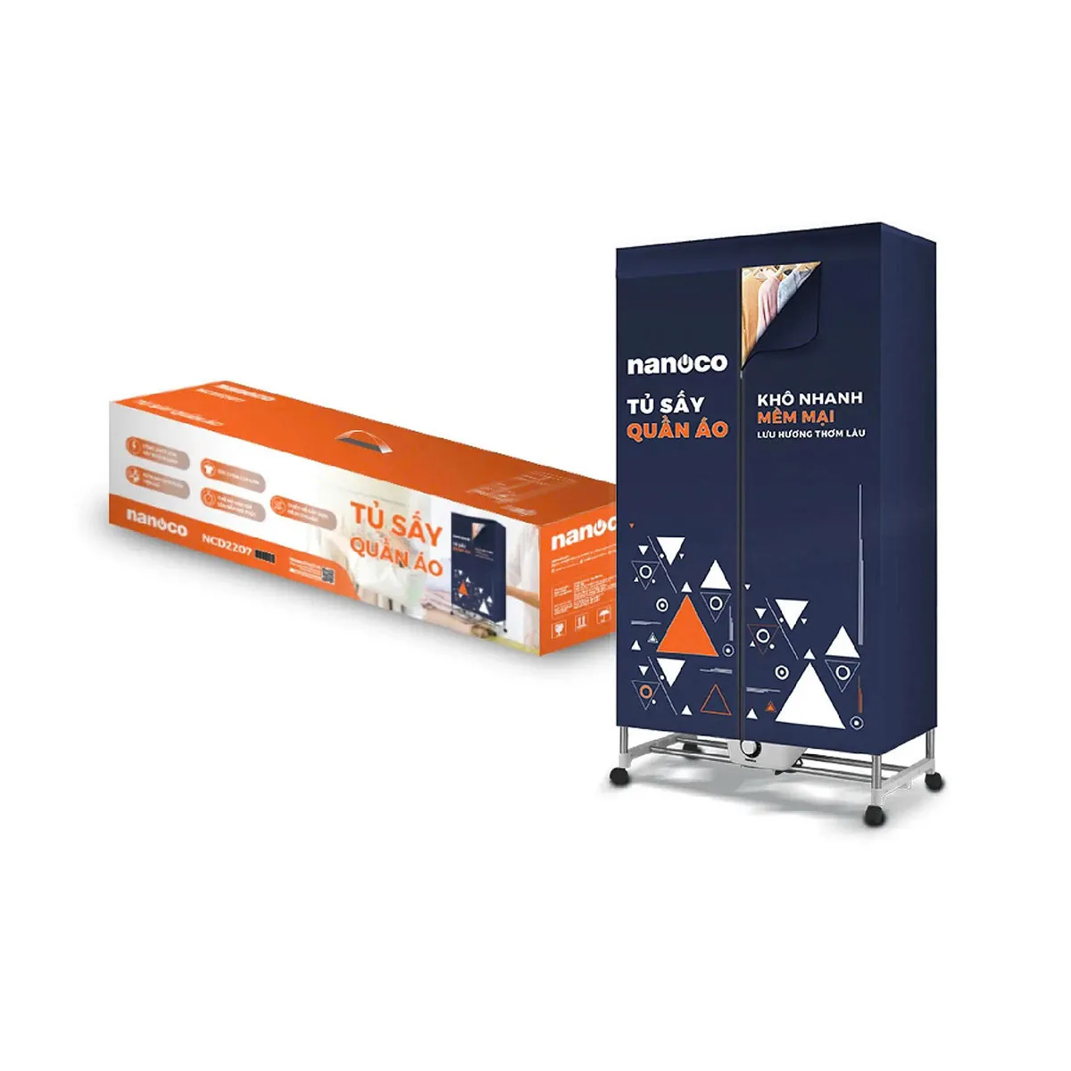 Tủ sấy quần áo Nanoco NCD2207