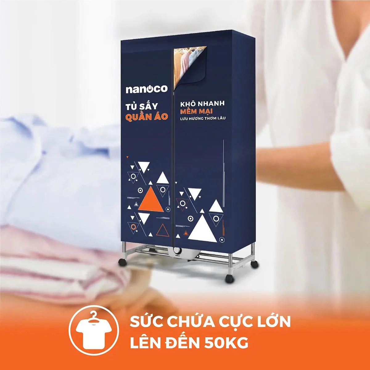 Tủ sấy quần áo Nanoco NCD2207